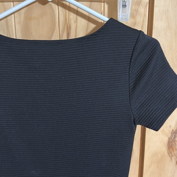 Forever 21 Black Short Sleeve Dress - Picture 6 of 6